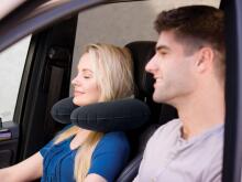 Velour Travel Pillow, Headrest 33 x 25 x 8 cm INTEX 68675