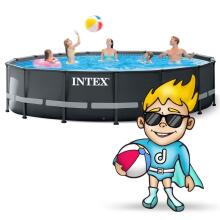 Intex 26326 11-in-1 Frame Pool 488 x 122 cm