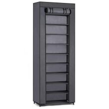 Massido Textile Shoe Cabinet - Graphite