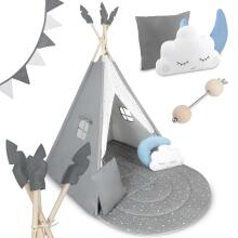 Vaikų tipi palapinė NK-406 Nukido - Pilka