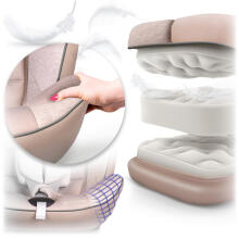 Nukido Aero Line Car Seat Beige 0-36 kg ISOFIX