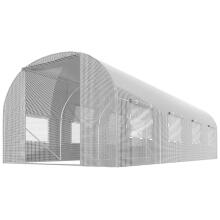 Sodo tunelis 2 x 4,5 m (9 m2) baltas plonas
