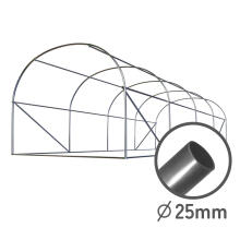 Sodo tunelis 2 x 4,5 m (9 m2) baltas plonas