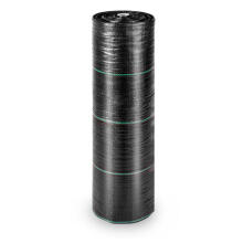 Garden agro cloth 1.6 m x 100 m 90 g/m2 + 100 stakes Plonos - black
