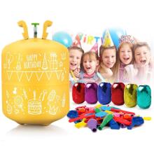 Helium tank 0.42m3 with balloons and ribbon Ricokids