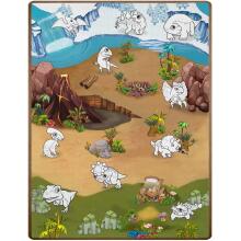 Ritininis spalvinimo kilimėlis 120 x 90 x 0.3 cm Ricokids RK-344