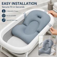 Baby Bath Cushion Art.271284 Grey Baby Bath Cushion