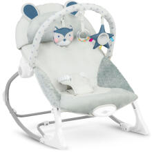 Rocking chair with vibration Ricokids - gray