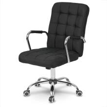 Benton Black Fabric Office Chair