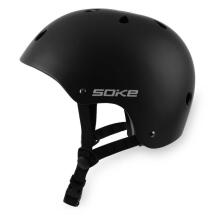Soke K1 sportinis šalmas juodas M