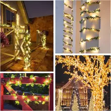 Home Company USB Fairy Light String Art.273036 USB Powered Fairy String Light in Warm White 2 Meters 20 LED