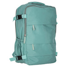 Ikonka Art.KX2993_3 Tourist backpack cabin travel hand luggage green 45x30 cm