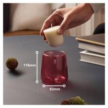Candle aroma. glass gl. Clean Light &Oslash;95x85mm cypress &amp;amp; amber