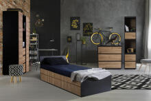 Klups Dalia Art.274560 Oak Прикроватная тумба