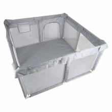 La Bebe™ Travel Playpen Art.KX3011 Grey  Vaikų žaidimų aikštelė 120x120 cm