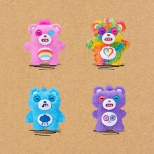 „Fuggler Care Bears“ 23 cm pliušinis žaislas (Grumpy Bear) iš „ZURU“ – juokingas bjaurus monstras, minkštas žaislas su žmogaus formos dantimis, kolekcinis pliušinis žaislas vaikams, paaugliam