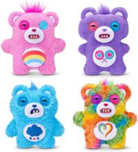 „Fuggler Care Bears“ 23 cm pliušinis žaislas (Share Bear) iš „ZURU“ – juokingas bjaurus monstras, minkštas žaislas su žmogaus formos dantimis, kolekcinis pliušinis žaislas vaikams, paa