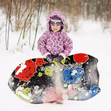 Atom Snowslider Art.274813 Snowboogie Snow Sledge - 95cm Single Rider Roll Up Air Slick Winter Sled
