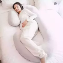 La Bebe™ Maternity Pillow Cotton Sì -Duo Art.20608144 Nordic Night. Multifunctional maternity pillow with memory foam filling