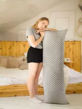 La Bebe™ Easy Maternity Pillow Art. 20608166 Nordic Forest. Memory Foam 135 x 40 cm