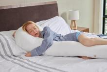 La Bebe™ Flopsy Pillow Art.60608156 Nordic Bloom. Cotton Nursing Maternity, 180 см