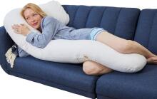 La Bebe™ Flopsy Pillow Art. 80579836 Nordic Pebbles. Cotton Nursing Maternity, 180 см