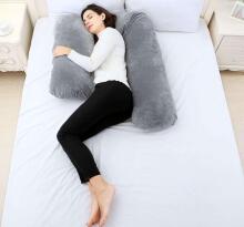 La Bebe™ Flopsy Pillow Art.80579822 Nordic Stones. Cotton Nursing Maternity Memory foam, 180 см