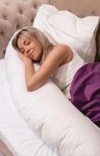 La Bebe™ Flopsy Pillow Art.80579836 Nordic Pebbles. Cotton Nursing Maternity Memory foam, 180 см