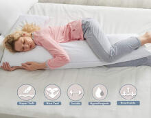 La Bebe™ Flopsy Pillow Art.00608159 Nordic Hills. Cotton Nursing Maternity Memory foam, 180 см