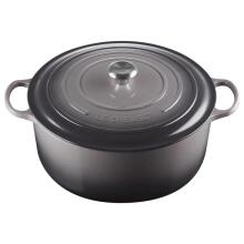 Cast iron pot round &Oslash;34cm / 12L gray