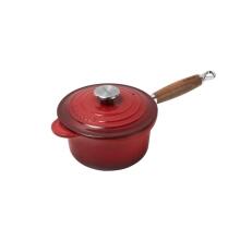 Cast iron sauce pan &Oslash;18cm / 1.8L red