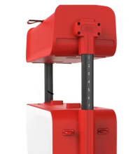 Parent-Child Travel Kids Luggage Art.276170 Red  Suitcase-seat on wheels 3 in 1