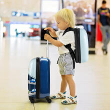 Vehicles Suitcase+Backpack  Art.BC-P-002  Children's suitcase on wheels