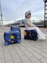 Cosmoss Suitcase Ride On Art.BC-KOS-004 3-in-1 suitcase on wheels