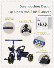 Kriddo Tricycle Art.277006 Kids tricycle