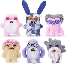 „Fuggler Old Fogies“ 22 cm pliušinis žaislas (Mr Needles) iš „ZURU“ – juokingas bjaurus monstras, minkštas žaislas su žmogaus formos dantimis, beprotiškai mielas kolekcinis daiktas vaika