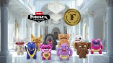 „Fuggler Gold Fuggs“ 22 cm pliušinis žaislas (Godus Grinner - Kelnės), kurį pagamino ZURU - juokingas bjaurus monstras, minkštas žaislas su žmogaus formos dantimis, beprotiškai kolekcin