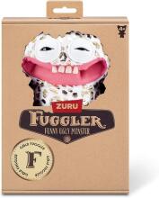 „Fuggler Gold Fuggs“ 22 cm pliušinis žaislas (Grin Grin - leopardo vilna su aukso folijos spauda), kurį pagamino ZURU - juokingas bjaurus monstras, minkštas žaislas su žmogaus formos dantimis