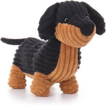 Apricot Lamb - Pliušinis žaislas Fulano taksas 39 cm - minkštas pliušinis žaislas šuniui, dovana vaikams (juodas)