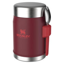 Thermos food The Legendary Food Jar + Spork 0.4L dark red