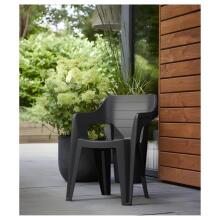 Garden chair Bilbao Low Back grey