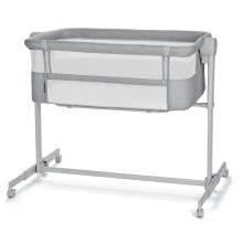 KINDERKRAFT Co-Sleeping Crib Nestee Up 2 Pilka