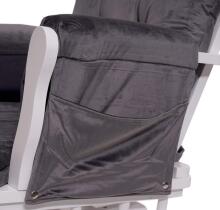 Mendler Relaxing Rocking Chair Art.HWC-C76 Dark Grey supamoji kėdė