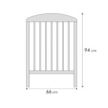La Bebe™ Kids Wood Cot Sosna Art.279424 Natural Vaikiška medinė lovelė 120x60 cm