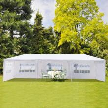 Sodo komercinis paviljonas, 3x9 m, 8 sienų, baltas, MultiGarden