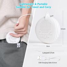 Baby Basic Noise Accessories Baby Sound Machine Art.279969 White Nešiojama garso mašina su laidu ir garso efektais
