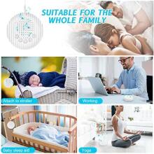 Baby Basic Noise Accessories Baby Sound Machine Art.279969 White Nešiojama garso mašina su laidu ir garso efektais