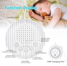 Baby Basic Noise Accessories Baby Sound Machine Art.279969 White Nešiojama garso mašina su laidu ir garso efektais