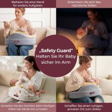 Momcozy Memory Foam Nursing Pillow with Safety Border Art.280037 Pink Ergonomiška maitinimo pagalvė, pagaminta iš viskoelastinio putplasčio su apsauginiu šonu