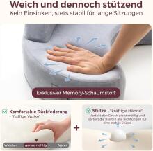Momcozy Memory Foam Nursing Pillow with Safety Border Art.280037 Pink Ergonomiška maitinimo pagalvė, pagaminta iš viskoelastinio putplasčio su apsauginiu šonu